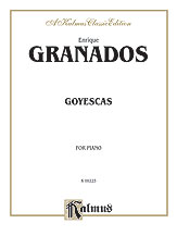 Goyescas piano sheet music cover